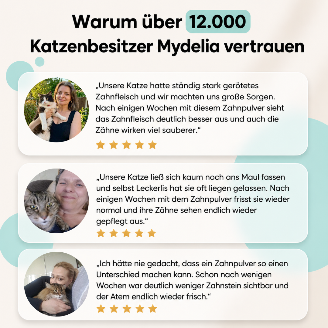 Mydelia™ - Katzenzahnpulver